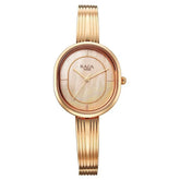 Titan Raga Contempore Quartz Analog Women's watch with Rose Gold Mother Of Pearl Dial and Metal Strap, 2776WM01